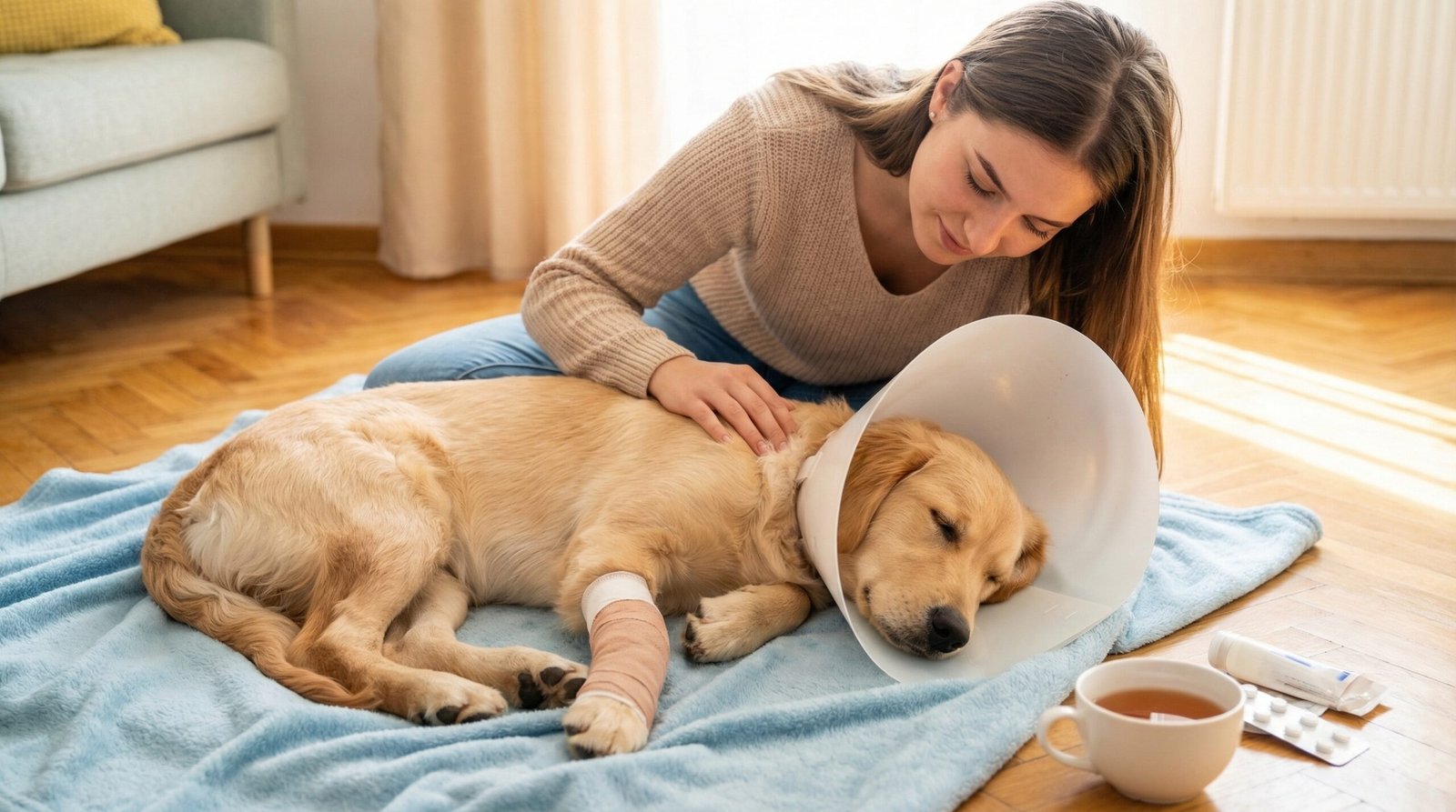 Hund OP-Versicherung 2025 – Erholung nach Operation